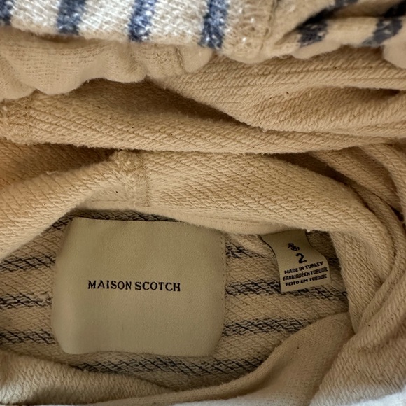 Maison Scotch hoodie size 2 blue and cream - Picture 2 of 2